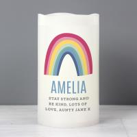 Personalised Rainbow LED Candle Extra Image 2 Preview